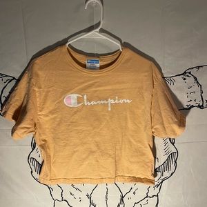 PEACH CHAMPION CROP TOP